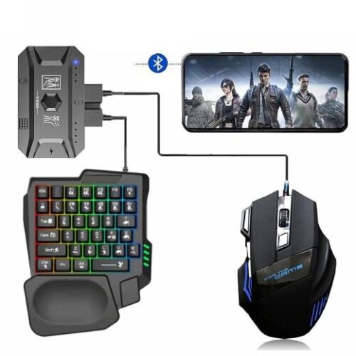 Home 5 in 1 mobile game combo pack ( phone mouse keyboard)